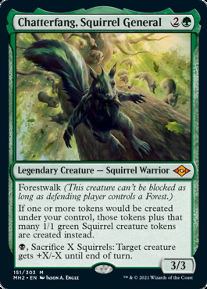 Chatterfang, Squirrel General [Modern Horizons 2] | L.A. Mood Comics and Games