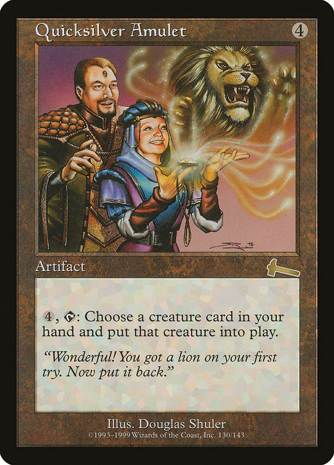 Quicksilver Amulet [Urza's Legacy] | L.A. Mood Comics and Games