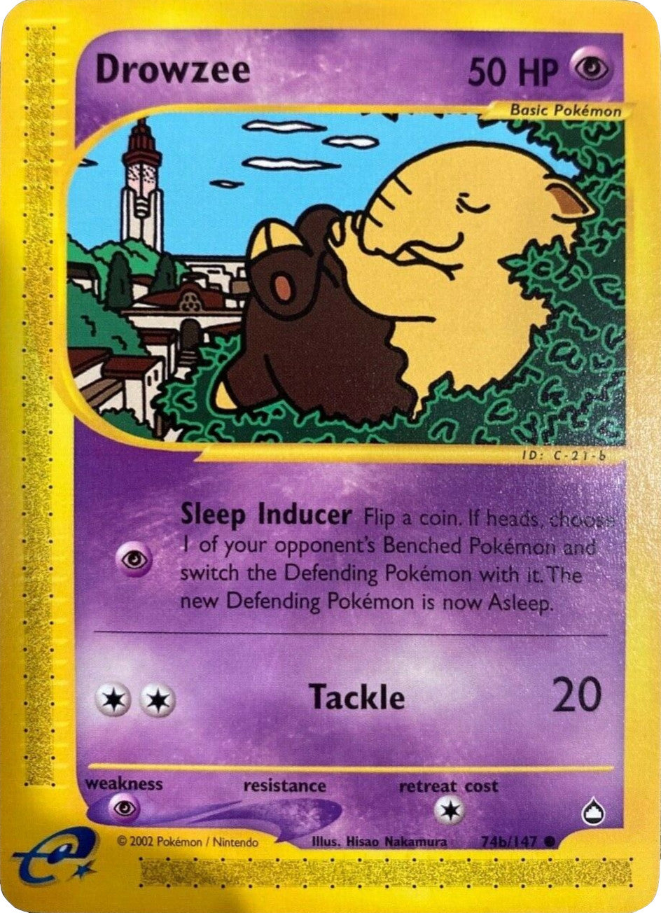 Drowzee (74b/147) [Aquapolis] | L.A. Mood Comics and Games