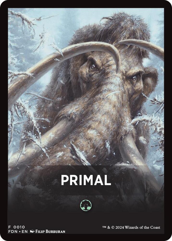 Primal Theme Card [Foundations Tokens] | L.A. Mood Comics and Games