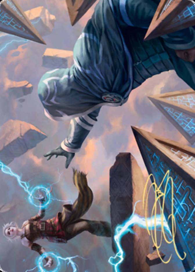 Nahiri's Binding // Nahiri's Binding Art Card [Zendikar Rising Art Series] | L.A. Mood Comics and Games