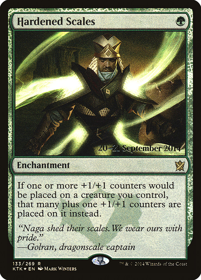 Hardened Scales [Khans of Tarkir Prerelease Promos] | L.A. Mood Comics and Games