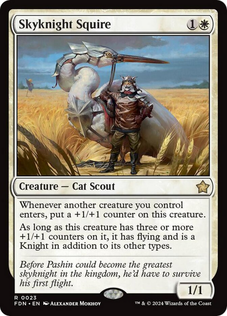 Skyknight Squire [Foundations] | L.A. Mood Comics and Games