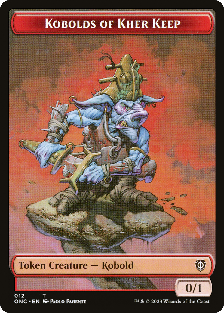 Kobolds of Kher Keep // Dragon Double-Sided Token [Phyrexia: All Will Be One Commander Tokens] | L.A. Mood Comics and Games