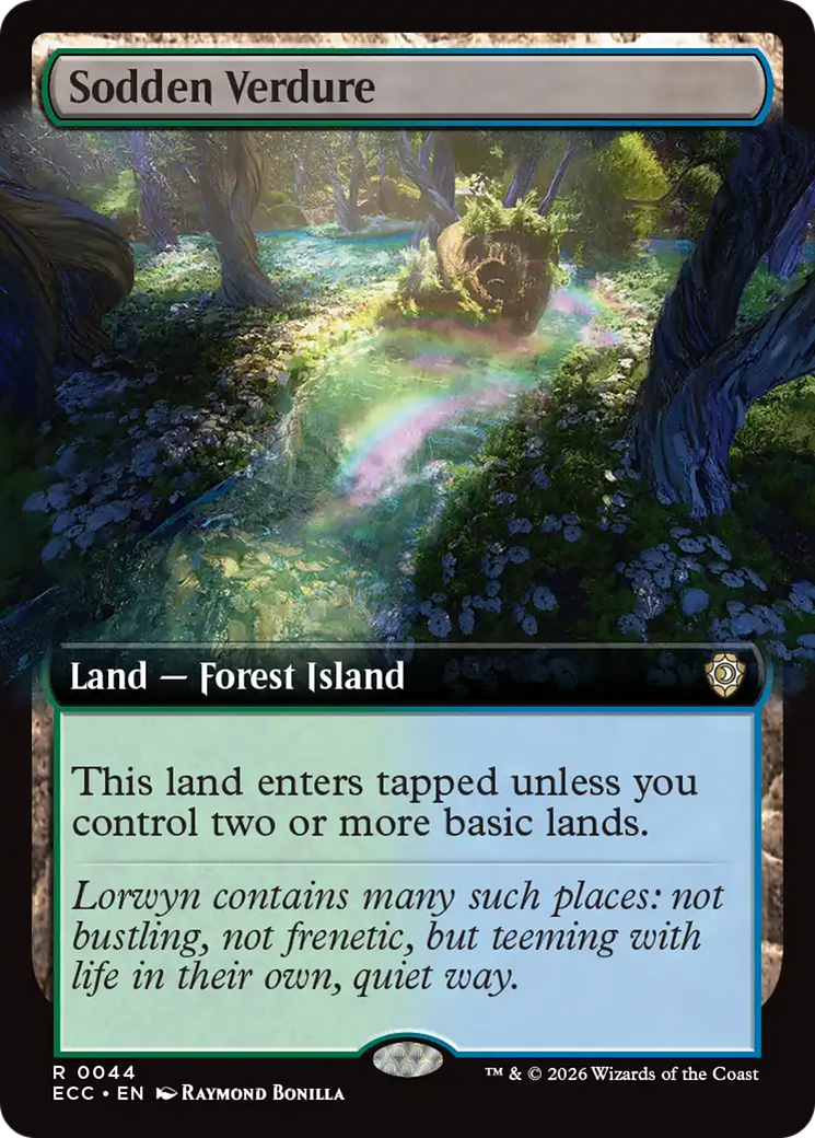 Sodden Verdure (Extended Art) [Lorwyn Eclipsed Commander] | L.A. Mood Comics and Games