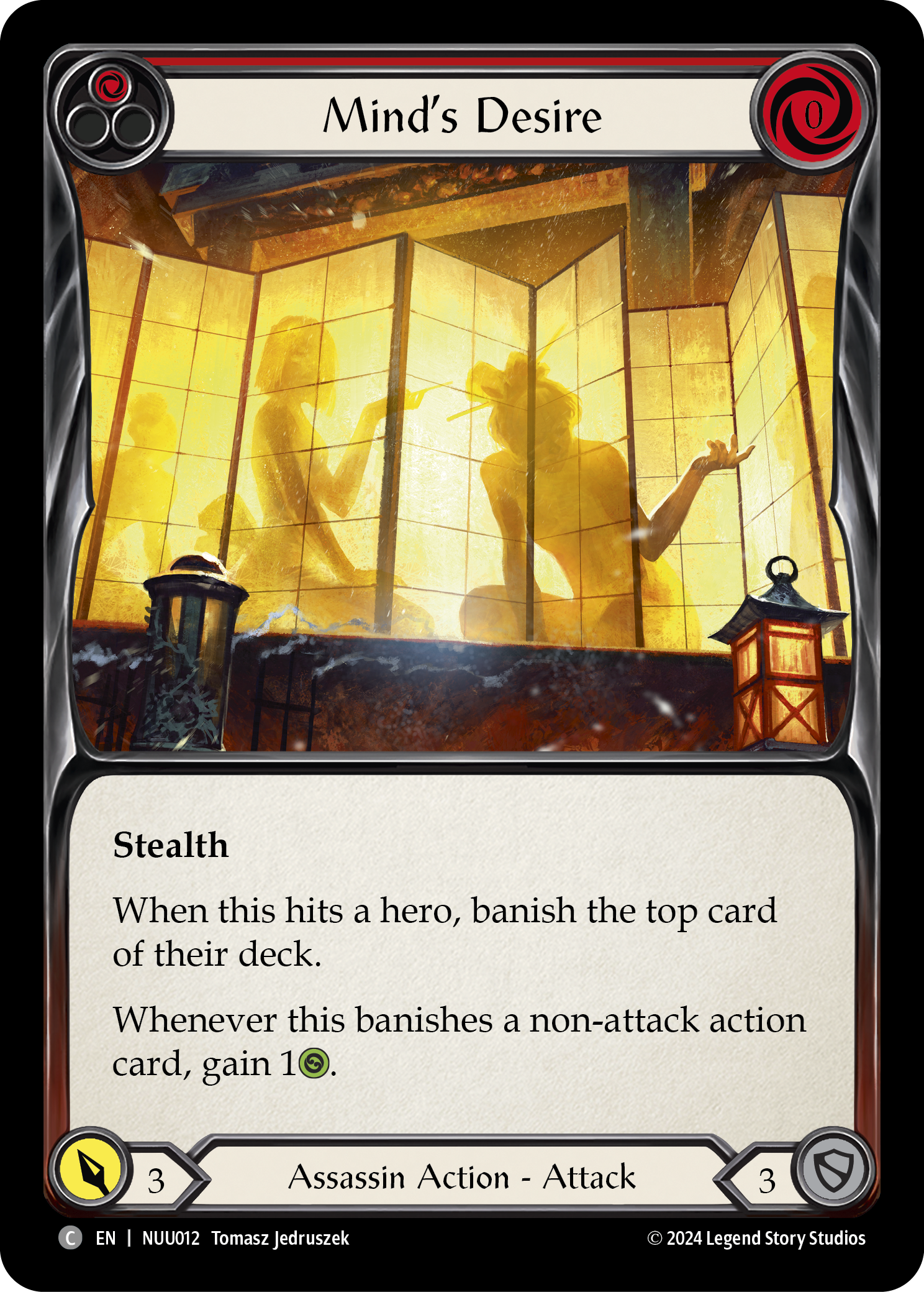 Mind's Desire (Red) [NUU012] (Part the Mistveil Nuu Blitz Deck) | L.A. Mood Comics and Games