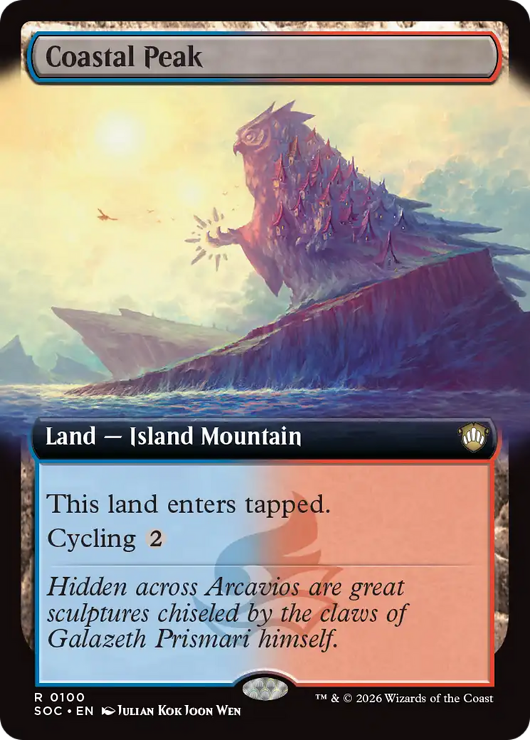 Coastal Peak (Extended Art) [Secrets of Strixhaven Commander] | L.A. Mood Comics and Games