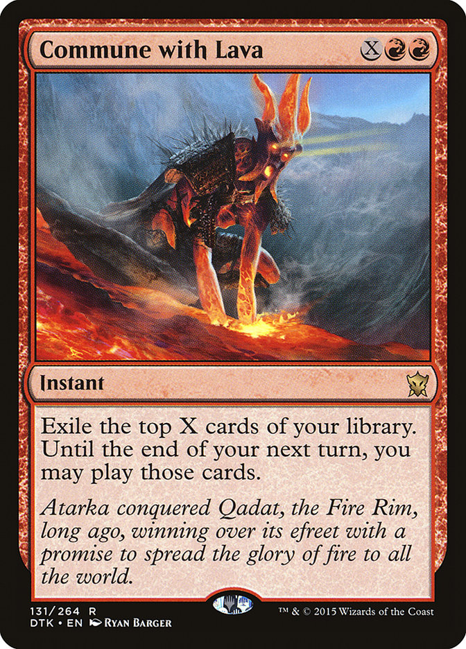 Commune with Lava [Dragons of Tarkir] | L.A. Mood Comics and Games