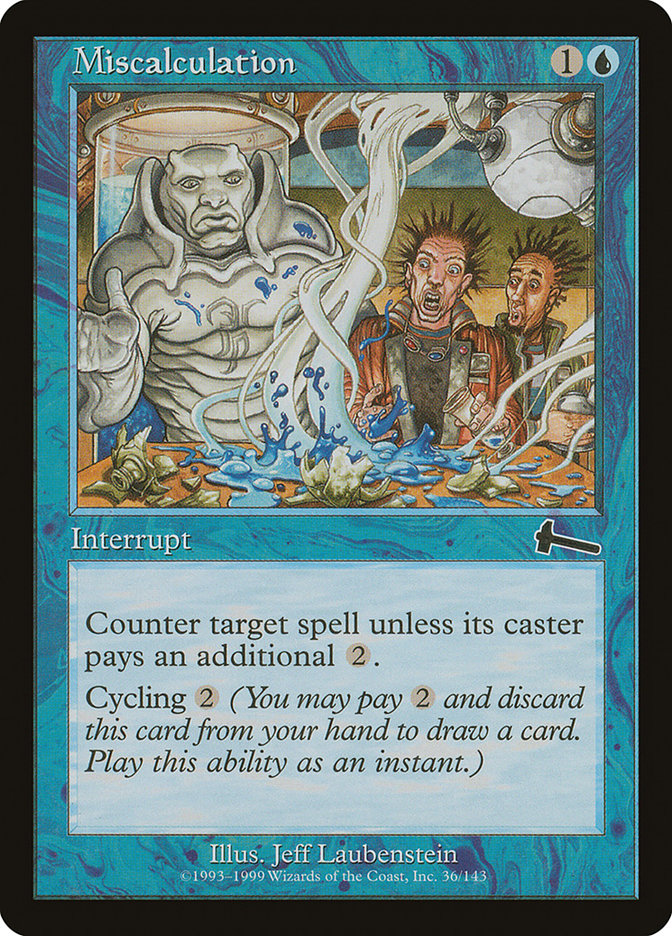 Miscalculation [Urza's Legacy] | L.A. Mood Comics and Games