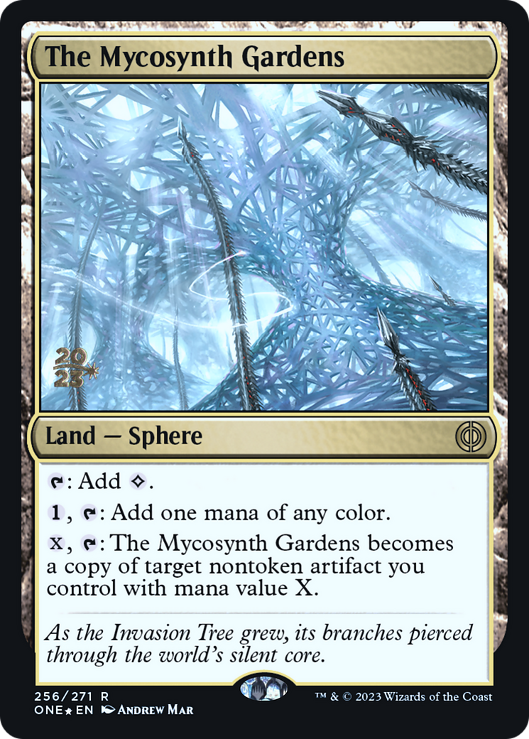 The Mycosynth Gardens [Phyrexia: All Will Be One Prerelease Promos] | L.A. Mood Comics and Games