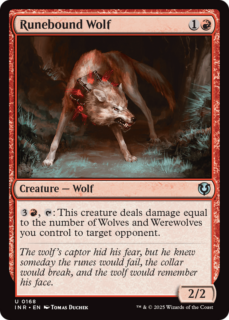 Runebound Wolf [Innistrad Remastered] | L.A. Mood Comics and Games