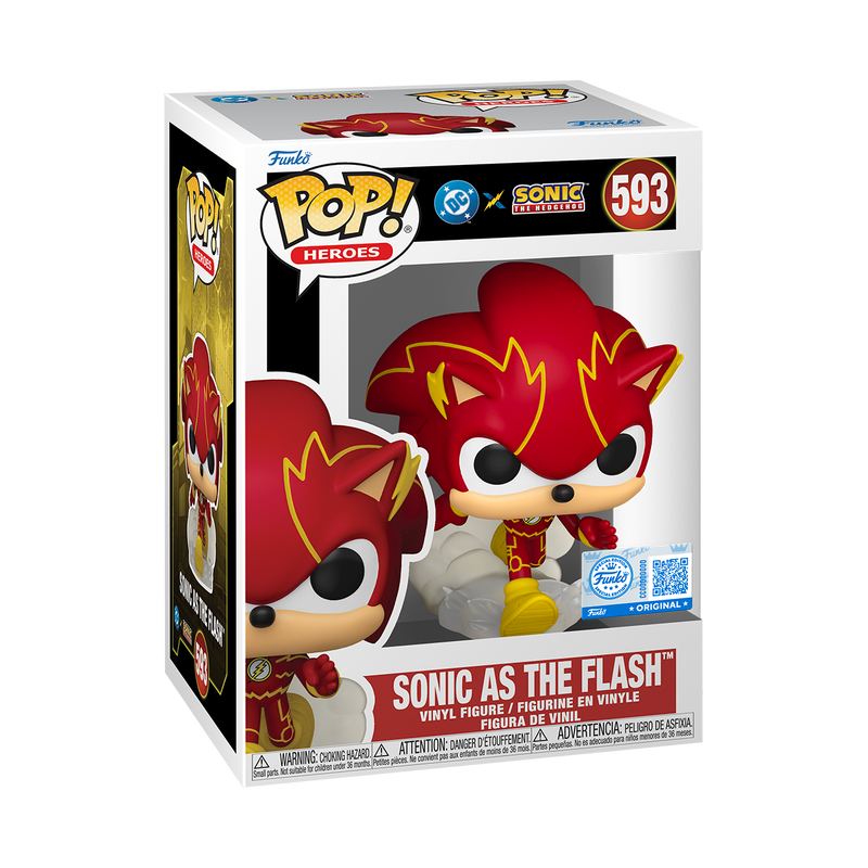 Pop! Heroes: DC x Sonic The Hedgehog - Sonic as The Flash | L.A. Mood Comics and Games