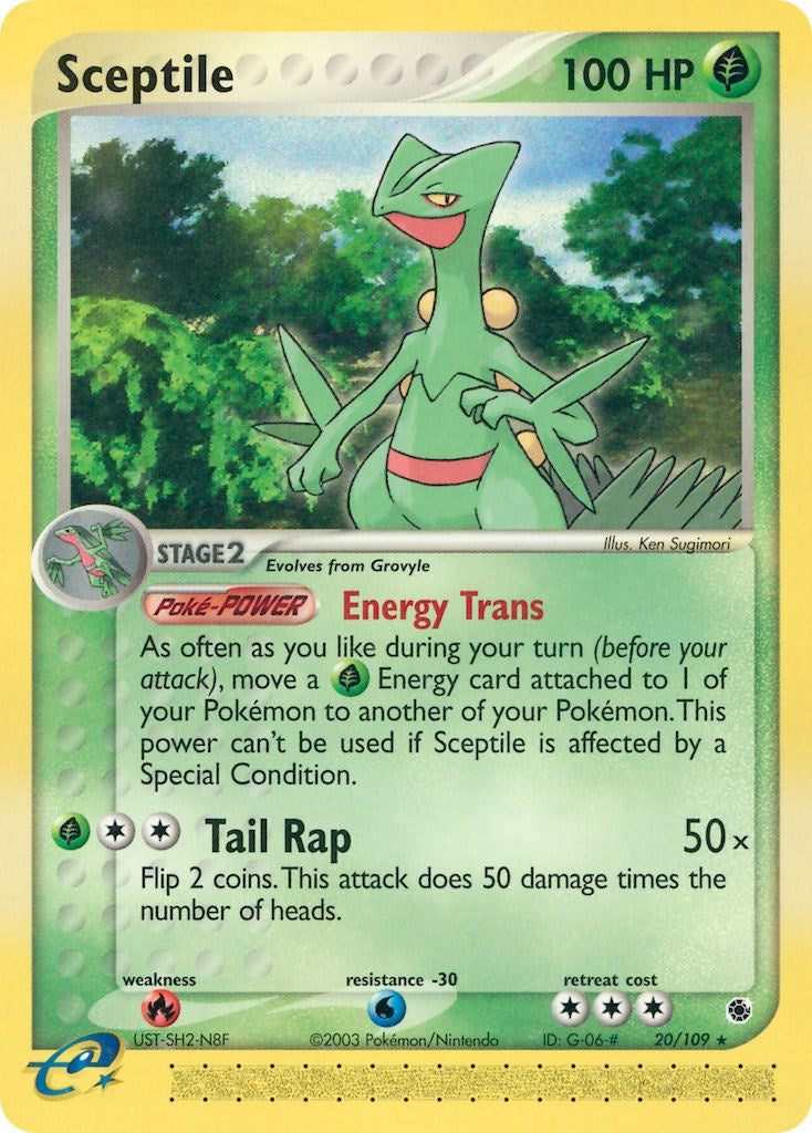 Sceptile (20/109) [EX: Ruby & Sapphire] | L.A. Mood Comics and Games