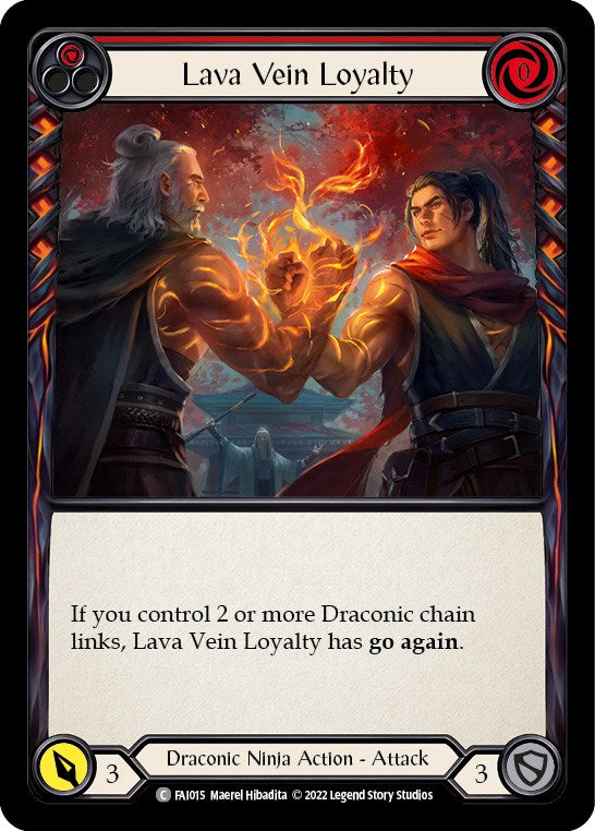 Lava Vein Loyalty (Red) [FAI015] (Uprising Fai Blitz Deck) | L.A. Mood Comics and Games