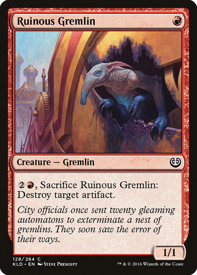 Ruinous Gremlin [Kaladesh] | L.A. Mood Comics and Games