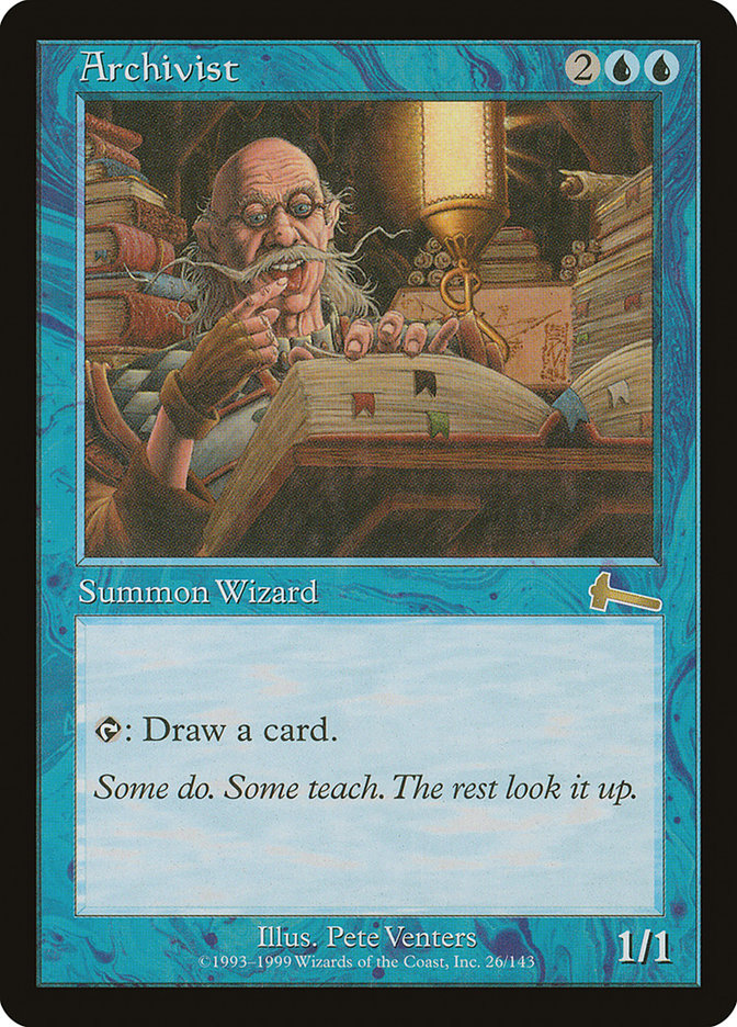Archivist [Urza's Legacy] | L.A. Mood Comics and Games