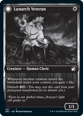 Lunarch Veteran // Luminous Phantom [Innistrad: Double Feature] | L.A. Mood Comics and Games