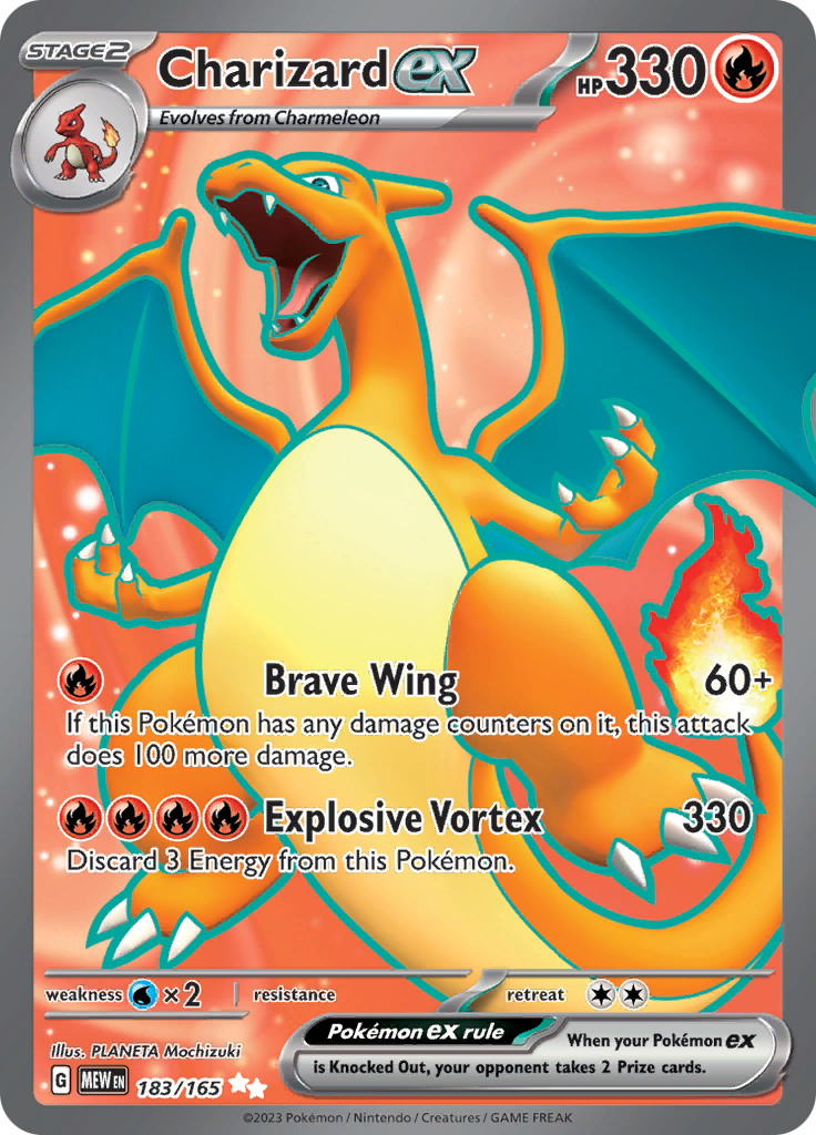 Charizard ex (183/165) [Scarlet & Violet 151] | L.A. Mood Comics and Games