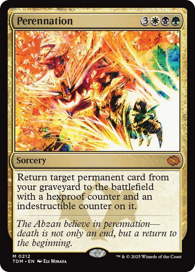 Perennation [Tarkir: Dragonstorm] | L.A. Mood Comics and Games