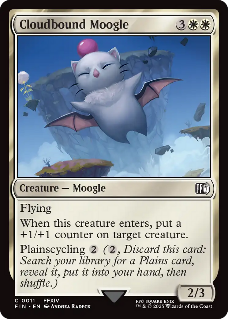 Cloudbound Moogle [FINAL FANTASY] | L.A. Mood Comics and Games