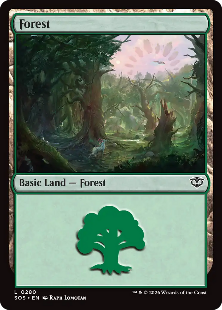 Forest (0280) [Secrets of Strixhaven] | L.A. Mood Comics and Games