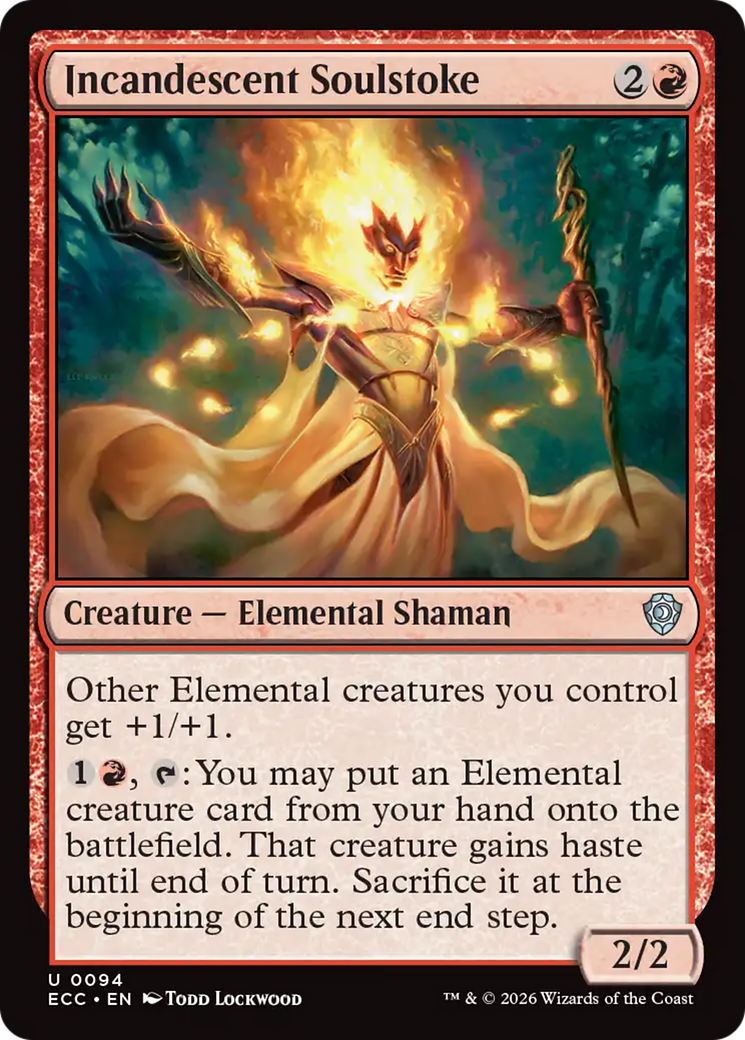 Incandescent Soulstoke [Lorwyn Eclipsed Commander] | L.A. Mood Comics and Games
