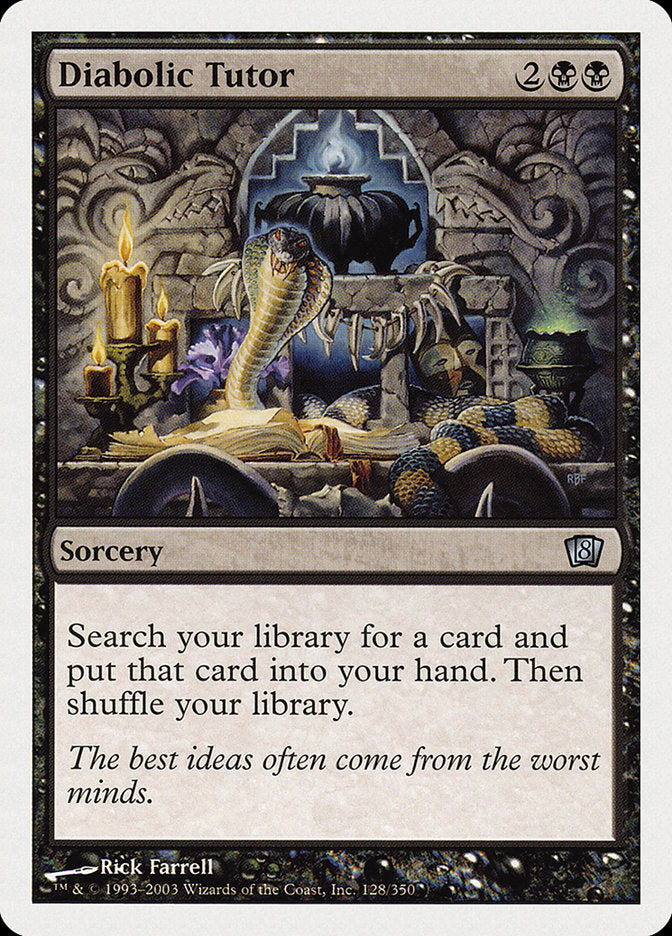 Diabolic Tutor [Eighth Edition] | L.A. Mood Comics and Games