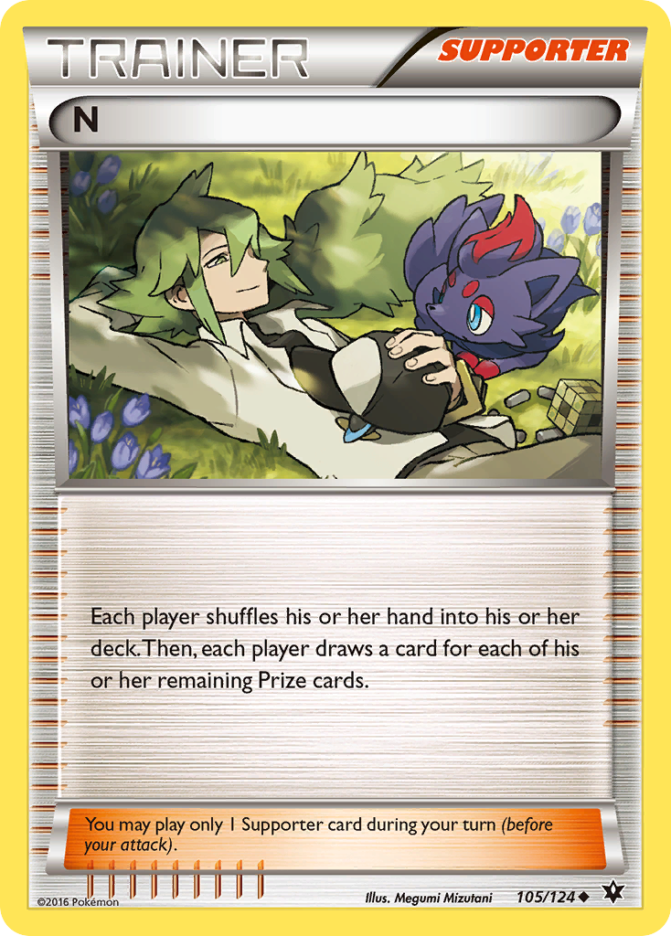 N (105/124) [XY: Fates Collide] | L.A. Mood Comics and Games