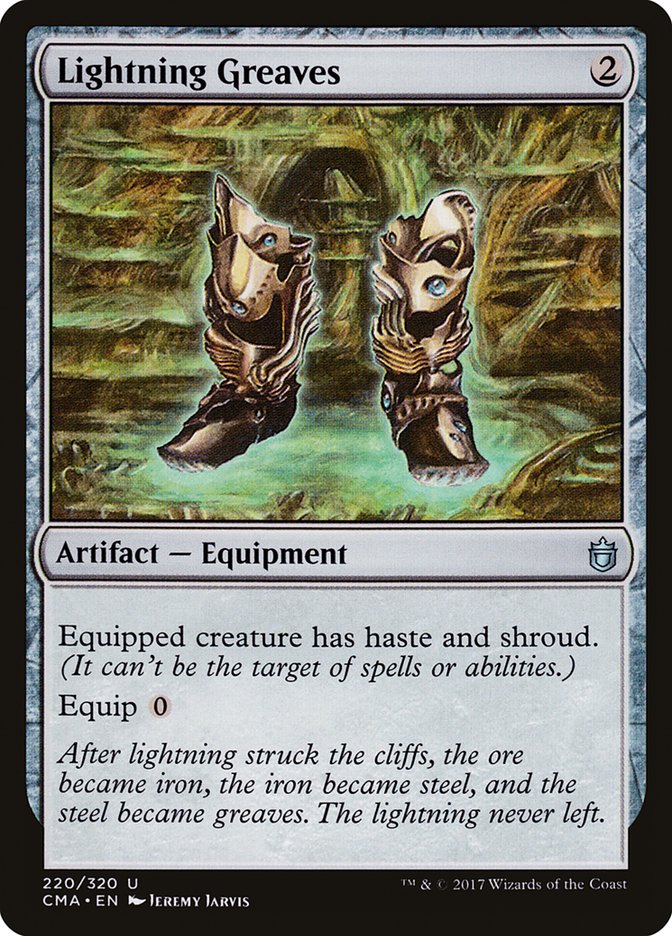 Lightning Greaves [Commander Anthology] | L.A. Mood Comics and Games