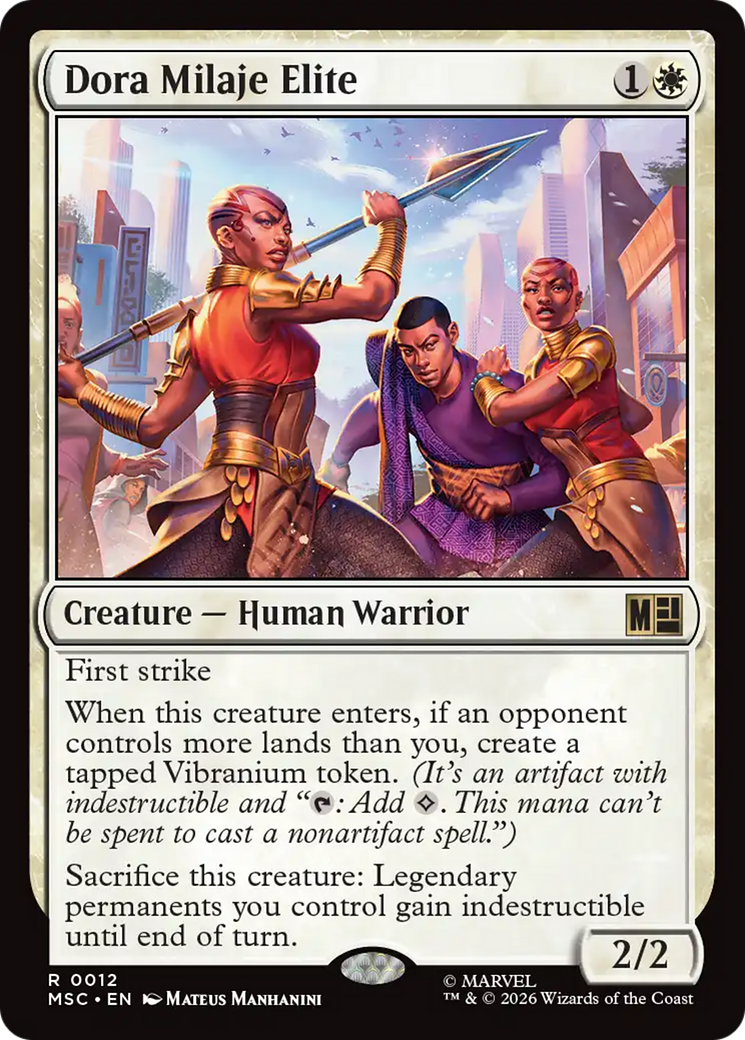 Dora Milaje Elite (Surge Foil) [Marvel Super Heroes Commander] | L.A. Mood Comics and Games