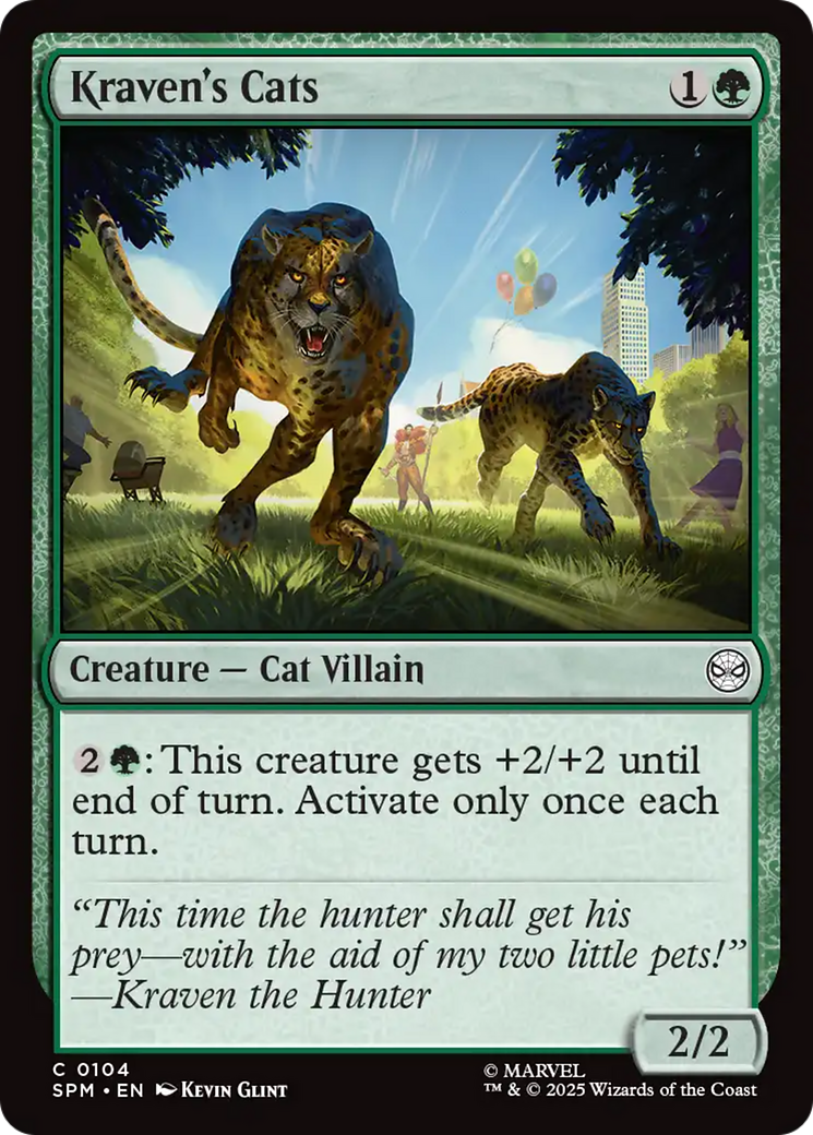 Kraven's Cats [Marvel's Spider-Man] | L.A. Mood Comics and Games