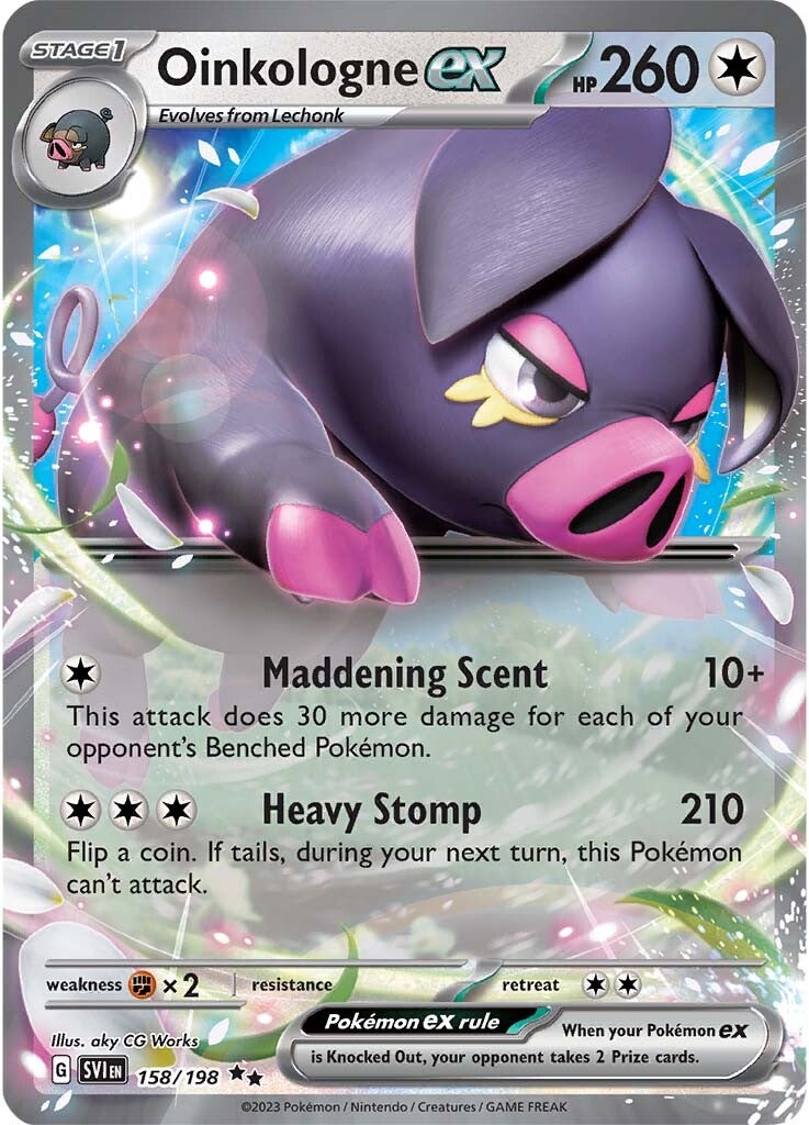 Oinkologne ex (158/198) [Scarlet & Violet: Base Set] | L.A. Mood Comics and Games