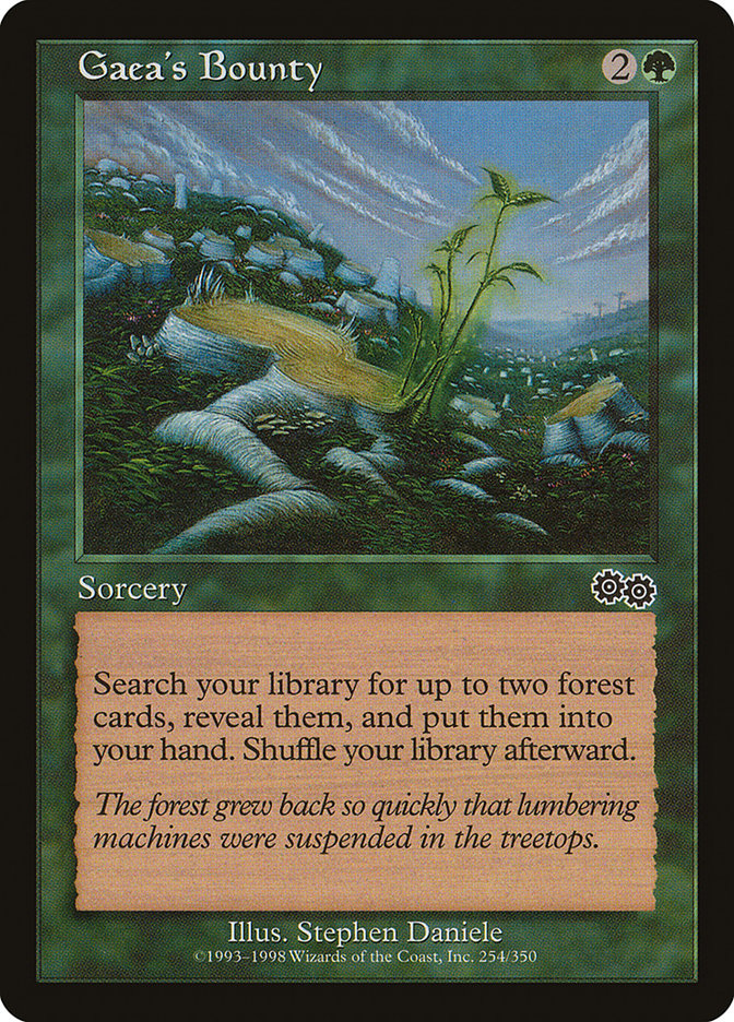 Gaea's Bounty [Urza's Saga] | L.A. Mood Comics and Games