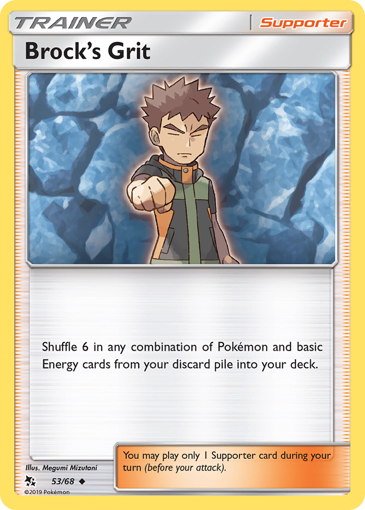 Brock's Grit (53/68) [Sun & Moon: Hidden Fates] | L.A. Mood Comics and Games