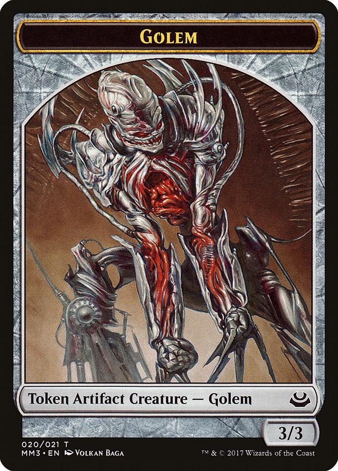 Golem Token [Modern Masters 2017 Tokens] | L.A. Mood Comics and Games