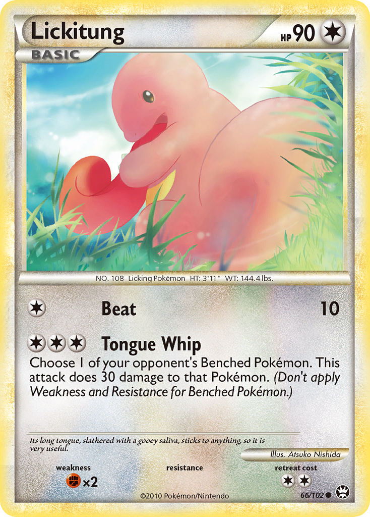 Lickitung (66/102) [HeartGold & SoulSilver: Triumphant] | L.A. Mood Comics and Games