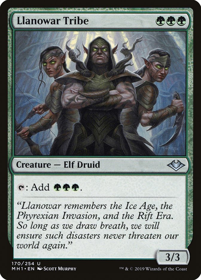 Llanowar Tribe [Modern Horizons] | L.A. Mood Comics and Games