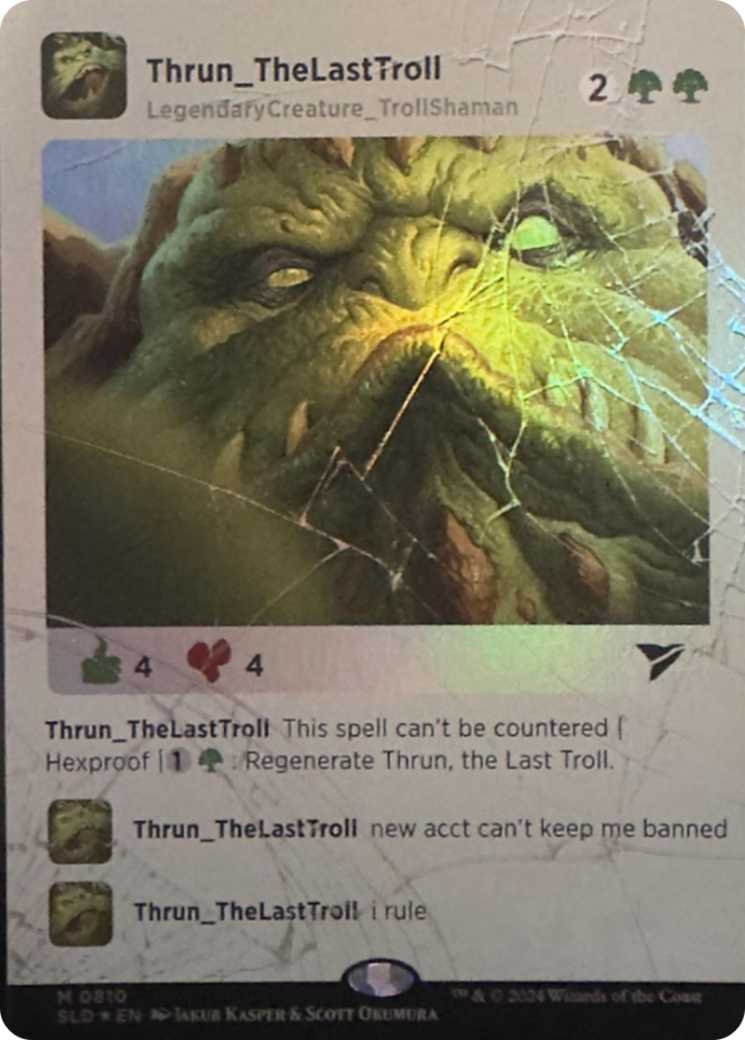 Thrun, the Last Troll (Rainbow Foil) [Secret Lair Drop Series] | L.A. Mood Comics and Games