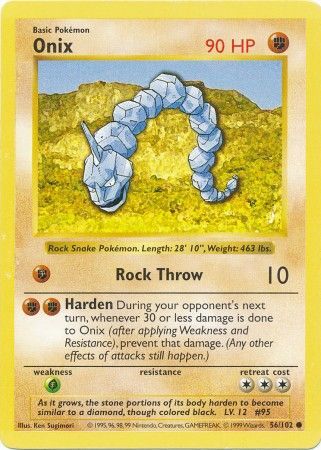 Onix (56/102) [Base Set Shadowless Unlimited] | L.A. Mood Comics and Games
