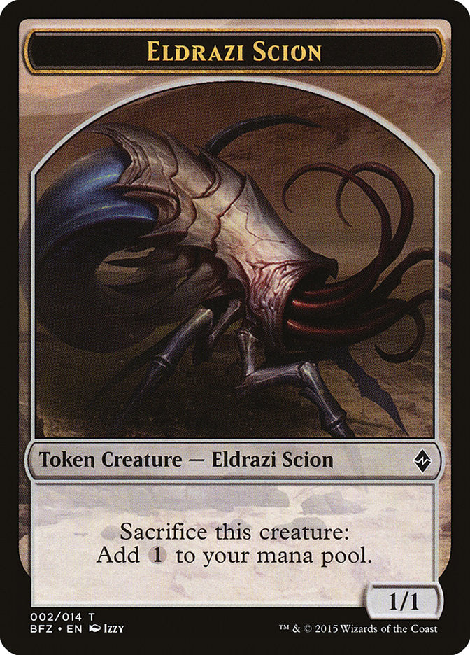 Eldrazi Scion Token (002/014) [Battle for Zendikar Tokens] | L.A. Mood Comics and Games