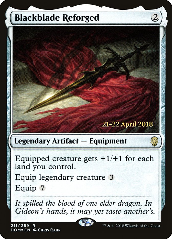 Blackblade Reforged [Dominaria Prerelease Promos] | L.A. Mood Comics and Games