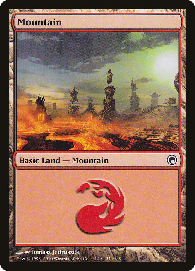 Mountain (244) [Scars of Mirrodin] | L.A. Mood Comics and Games