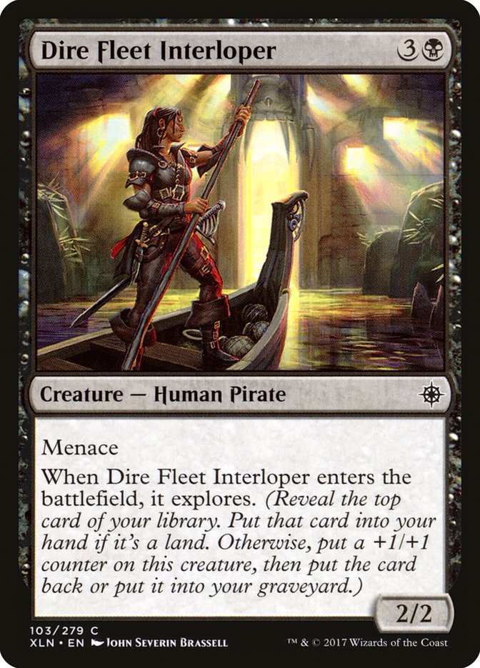 Dire Fleet Interloper [Ixalan] | L.A. Mood Comics and Games