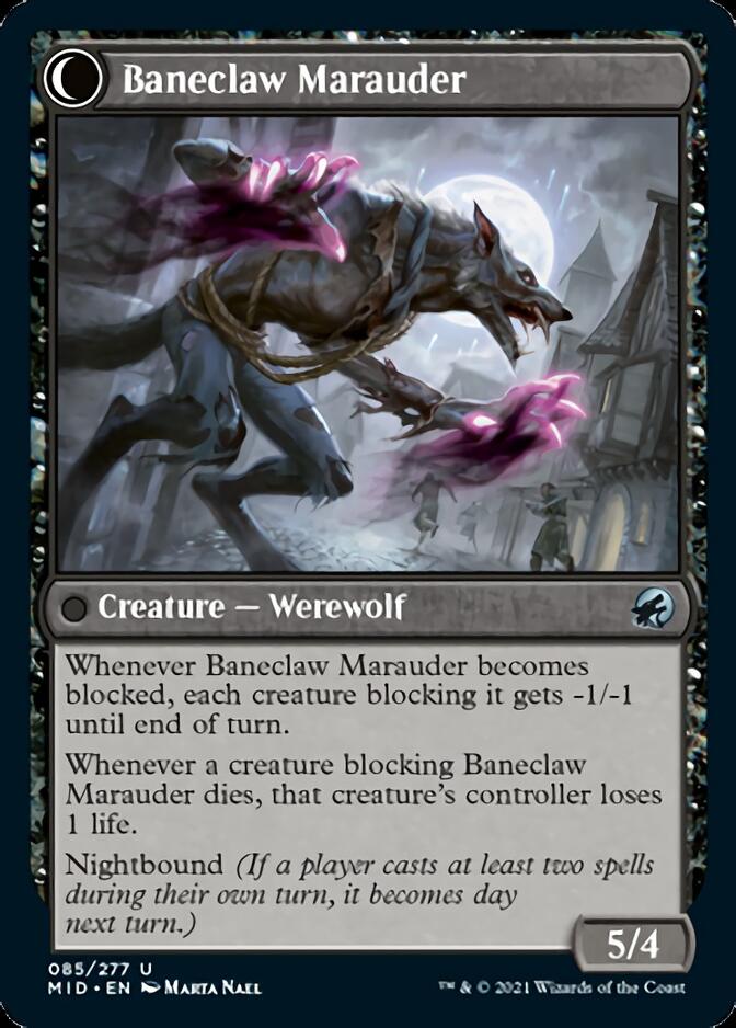 Baneblade Scoundrel // Baneclaw Marauder [Innistrad: Midnight Hunt] | L.A. Mood Comics and Games