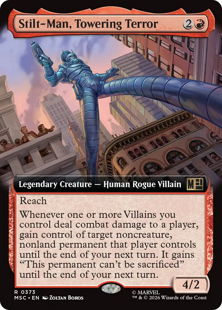 Stilt-Man, Towering Terror (Extended Art) [Marvel Super Heroes Commander] | L.A. Mood Comics and Games