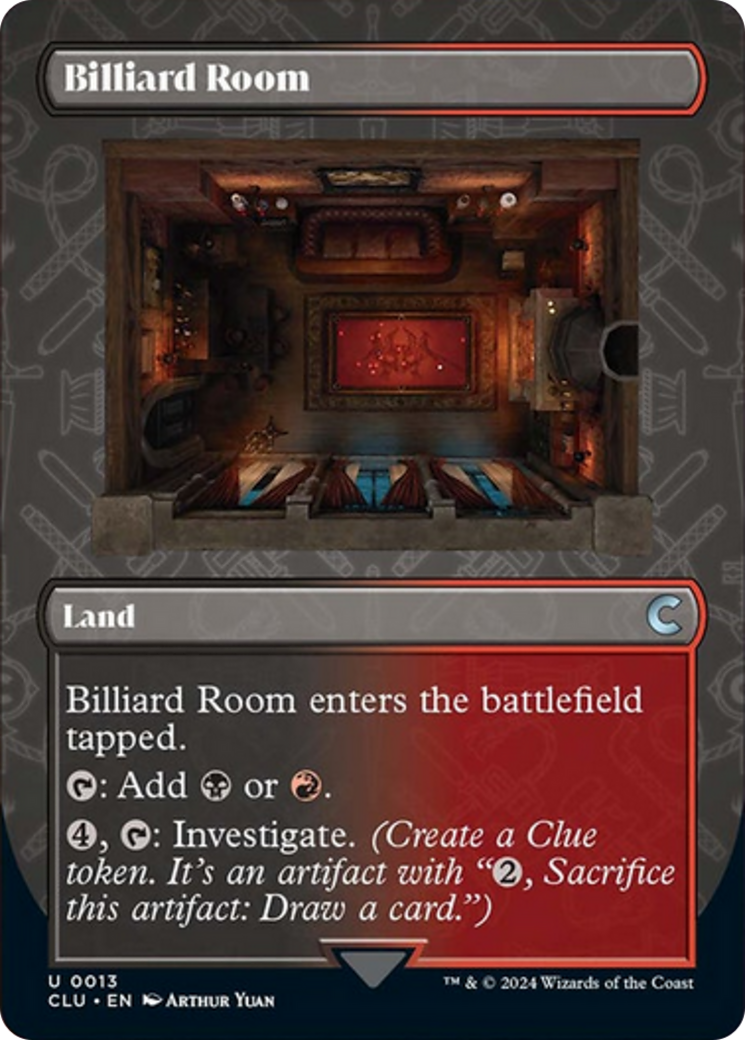 Billiard Room (Borderless) [Ravnica: Clue Edition] | L.A. Mood Comics and Games