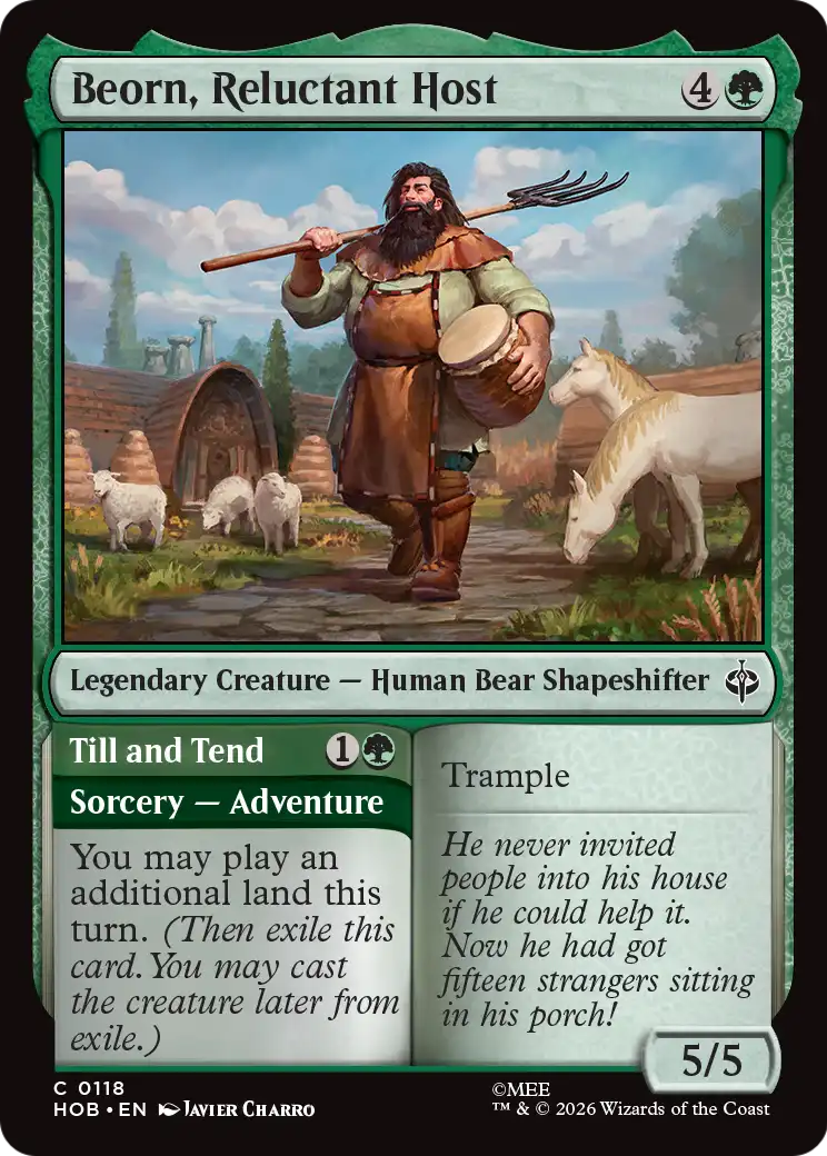 Beorn, Reluctant Host [The Hobbit] | L.A. Mood Comics and Games