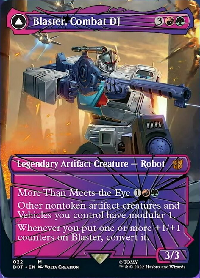 Blaster, Combat DJ // Blaster, Morale Booster (Shattered Glass) [Transformers] | L.A. Mood Comics and Games