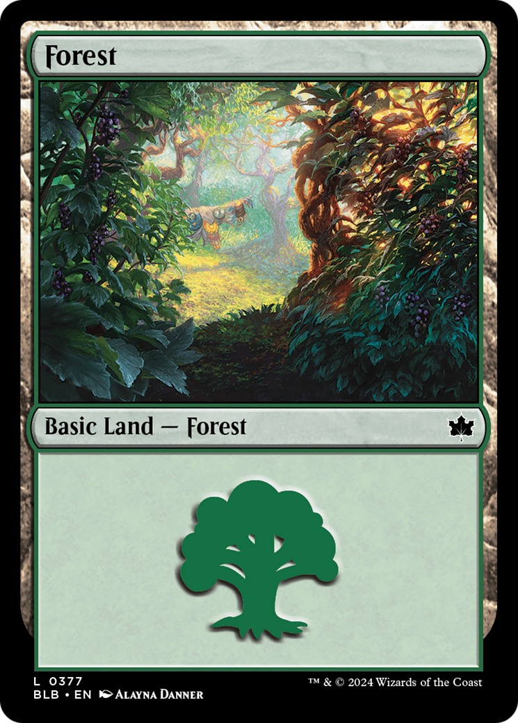 Forest (0377) [Bloomburrow] | L.A. Mood Comics and Games