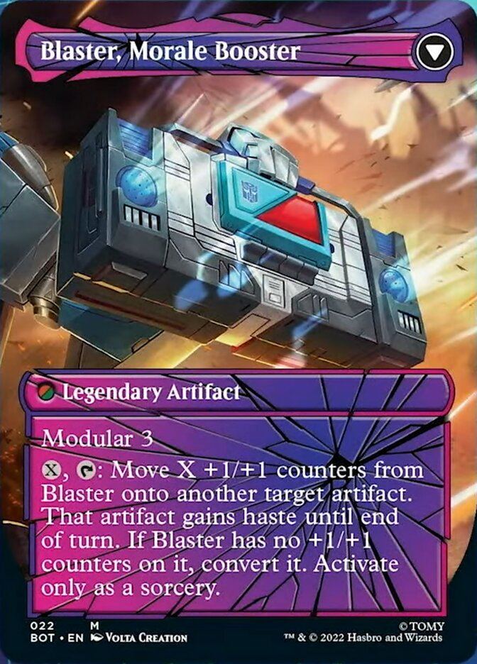 Blaster, Combat DJ // Blaster, Morale Booster (Shattered Glass) [Transformers] | L.A. Mood Comics and Games